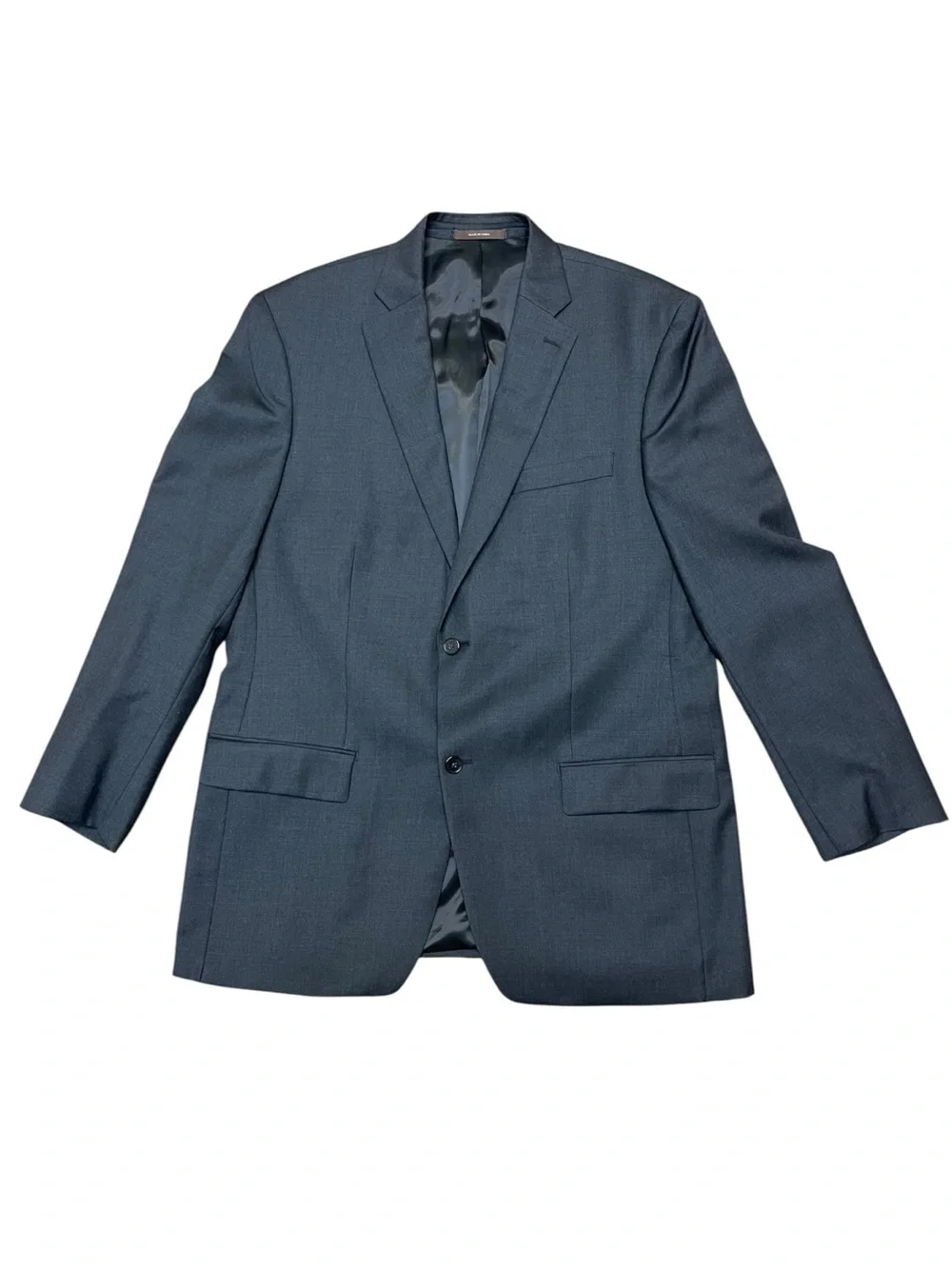 Tasso Elba 100% Wool Charcoal Sport Coat Blazer 44L